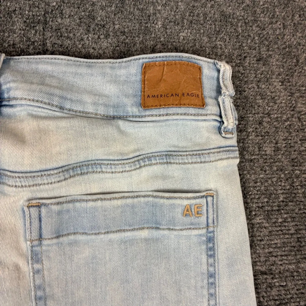 American Eagle Next Level Stretch Skinny Jeans Light Wash Womens Size 6